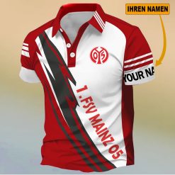 1. FSV Mainz 05 Individueller Name Neues Design Polo Hemd