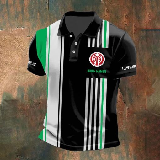 1. FSV Mainz 05 Individueller Name Neue Version Polo Hemd