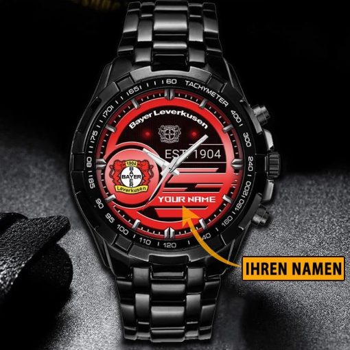 Bayer 04 Leverkusen Individueller Name Neue Version Stellare Uhr