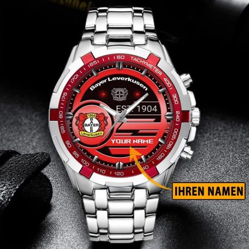Bayer 04 Leverkusen Individueller Name Neue Version Stellare Uhr