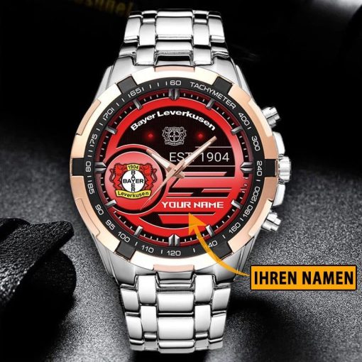 Bayer 04 Leverkusen Individueller Name Neue Version Stellare Uhr