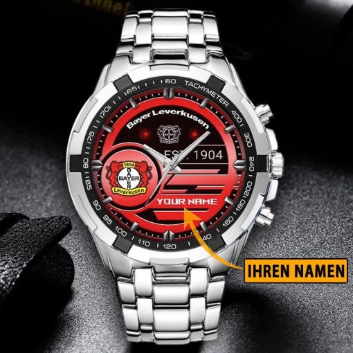 Bayer 04 Leverkusen Individueller Name Neue Version Stellare Uhr
