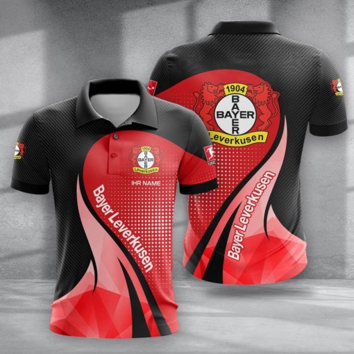Bayer 04 Leverkusen Individueller Name Neues Modell Polo Hemd