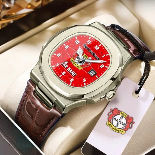 Bayer 04 Leverkusen Individueller Name Neue Version Heritage-Uhr