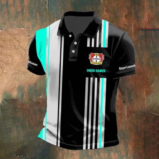 Bayer 04 Leverkusen Individueller Name Neue Version Polo Hemd