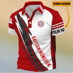 Bayern München Individueller Name Neues Design Polo Hemd