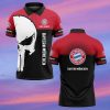 Bayern München Individueller Name Premium Ausgabe Totenkopf Polo Hemd