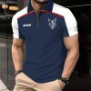 Blue Devils Weiden Individueller Name Modernes Sport – Reißverschluss Poloshirt