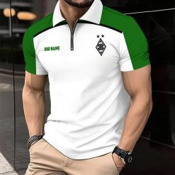 Borussia Mönchengladbach Individueller Name Neue Edition Zip-Polo und Sportshorts