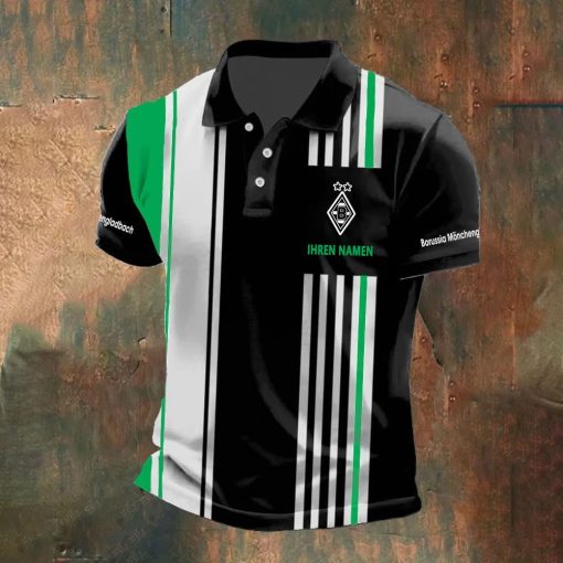 Borussia Mönchengladbach Individueller Name Neue Version Polo Hemd