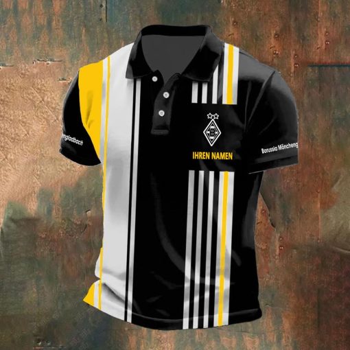 Borussia Mönchengladbach Individueller Name Neue Version Polo Hemd
