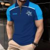 Dresdner Eislöwen Individueller Name Modernes Sport – Reißverschluss Poloshirt