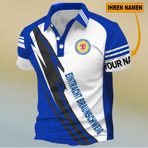 Eintracht Braunschweig Individueller Name Neues Design Polo Hemd