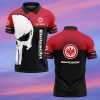 Eintracht Frankfurt Individueller Name Premium Ausgabe Totenkopf Polo Hemd