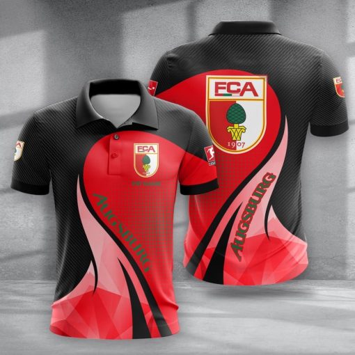 FC Augsburg Individueller Name Neues Modell Polo Hemd