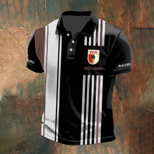 FC Augsburg Individueller Name Neue Version Polo Hemd