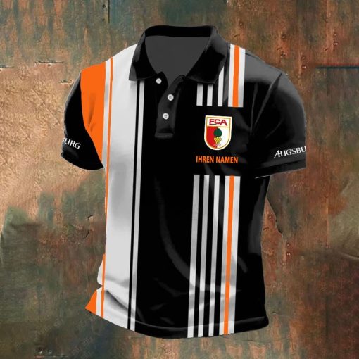 FC Augsburg Individueller Name Neue Version Polo Hemd