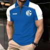 FC Schalke 04 Individueller Name Modernes Sport – Reißverschluss Poloshirt