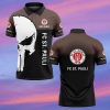 FC St. Pauli Individueller Name Premium Ausgabe Totenkopf Polo Hemd