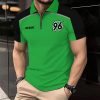 Hannover 96 Individueller Name Modernes Sport – Reißverschluss Poloshirt
