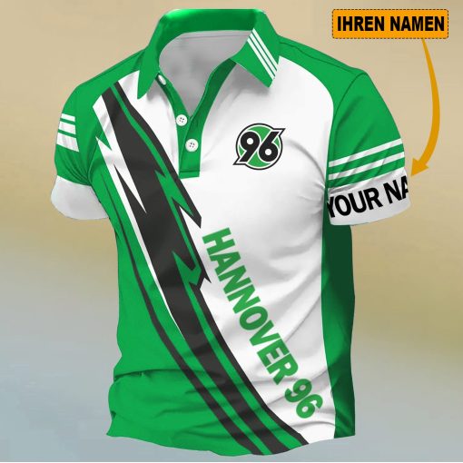 Hannover 96 Individueller Name Neues Design Polo Hemd