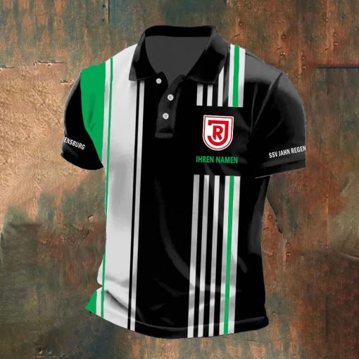 Jahn Regensburg Individueller Name Neue Version Polo Hemd Jahn Regensburg Individueller Name Neue Version Polo Hemd