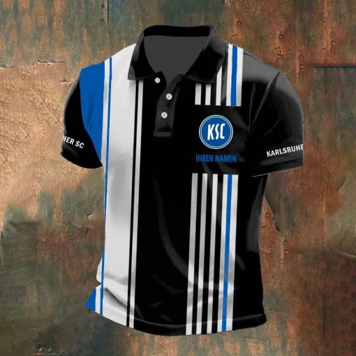 Karlsruher SC Individueller Name Neue Version Polo Hemd