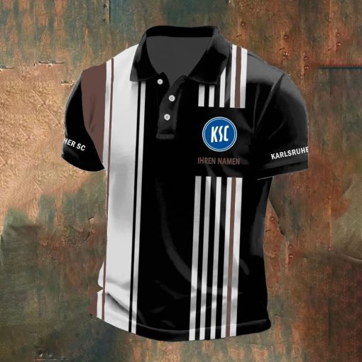 Karlsruher SC Individueller Name Neue Version Polo Hemd