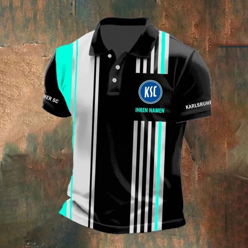 Karlsruher SC Individueller Name Neue Version Polo Hemd