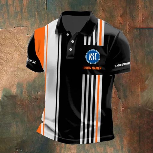 Karlsruher SC Individueller Name Neue Version Polo Hemd