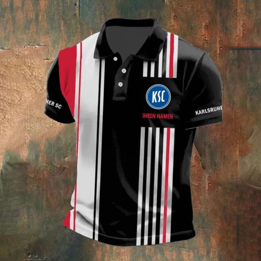 Karlsruher SC Individueller Name Neue Version Polo Hemd