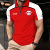 RB Leipzig Individueller Name Modernes Sport – Reißverschluss Poloshirt
