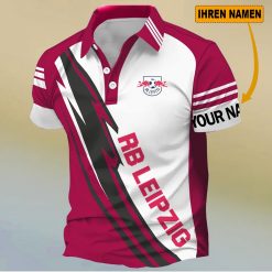 RB Leipzig Individueller Name Neues Design Polo Hemd