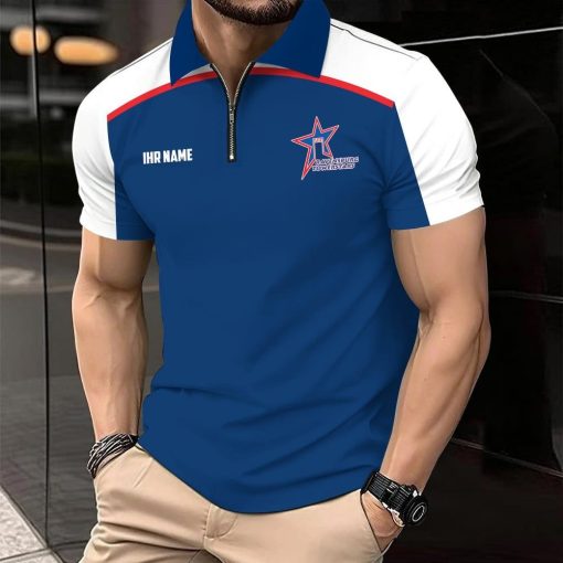 Ravensburg Towerstars Individueller Name Modernes Sport – Reißverschluss Poloshirt