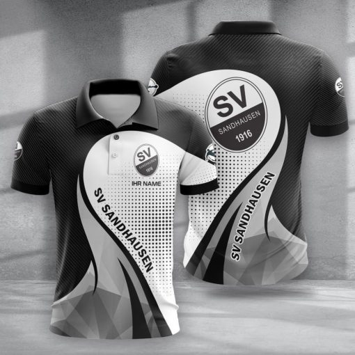 SV Sandhausen Individueller Name Neues Modell Polo Hemd
