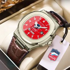 Selber Wölfe Individueller Name Neue Version Heritage-Uhr