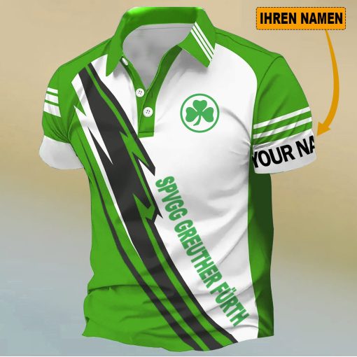 SpVgg Greuther Fürth Individueller Name Neues Design Polo Hemd