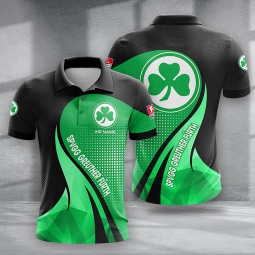 SpVgg Greuther Fürth Individueller Name Neues Modell Polo Hemd