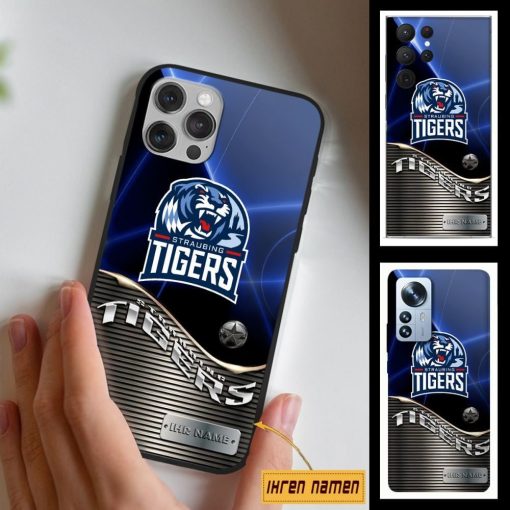 Straubing Tigers Individueller Name Neue Version Handyhülle