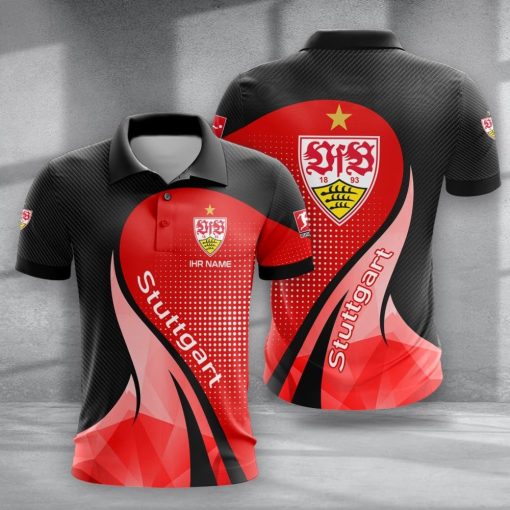 VfB Stuttgart Individueller Name Neues Modell Polo Hemd