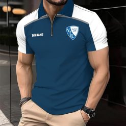 VfL Bochum 1848 Individueller Name Modernes Sport – Reißverschluss Poloshirt