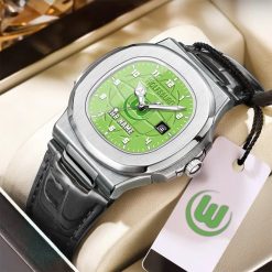 VfL Wolfsburg Individueller Name Neue Version Heritage-Uhr