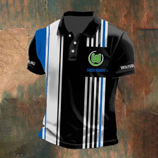 VfL Wolfsburg Individueller Name Neue Version Polo Hemd