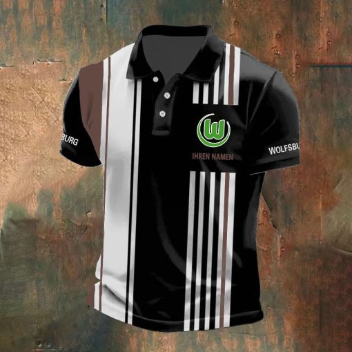 VfL Wolfsburg Individueller Name Neue Version Polo Hemd
