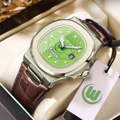 VfL Wolfsburg Individueller Name Neue Version Heritage-Uhr