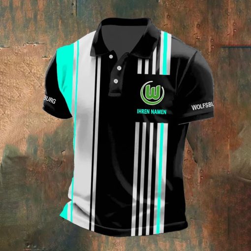 VfL Wolfsburg Individueller Name Neue Version Polo Hemd