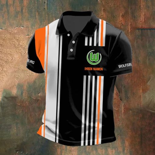 VfL Wolfsburg Individueller Name Neue Version Polo Hemd