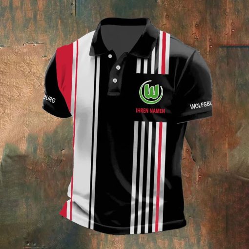 VfL Wolfsburg Individueller Name Neue Version Polo Hemd