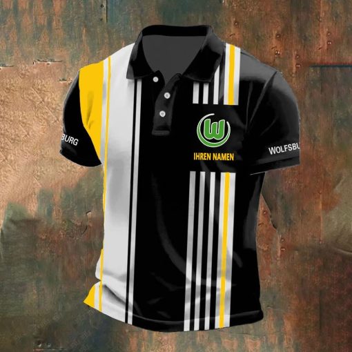 VfL Wolfsburg Individueller Name Neue Version Polo Hemd