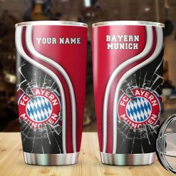 Bayern München Individueller Name Geschenk für Fans Tumbler